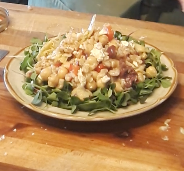 Greek Pasta Salad with Garbanzo Beans
