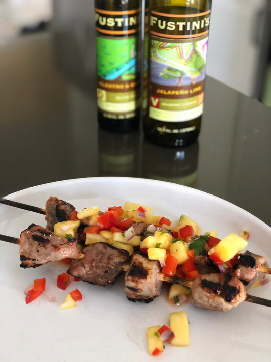Grilled Pork with Pineapple Salsa