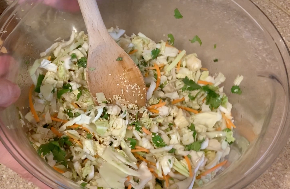 Nanci's Asian Cole Slaw Salad