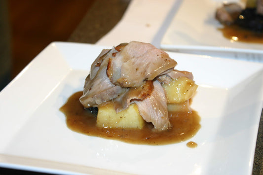 Duck with Prunes and Apples