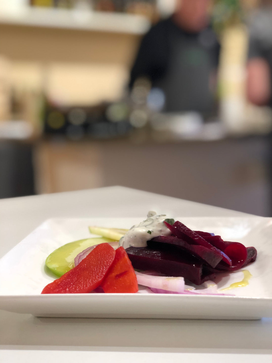 Pickled Beet and Apple Salad