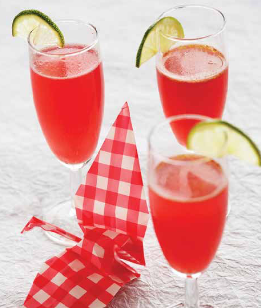 Sparkling Cranberry Lime Punch