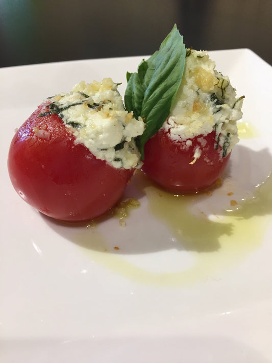 Stuffed Tomatoes with Goat Cheese