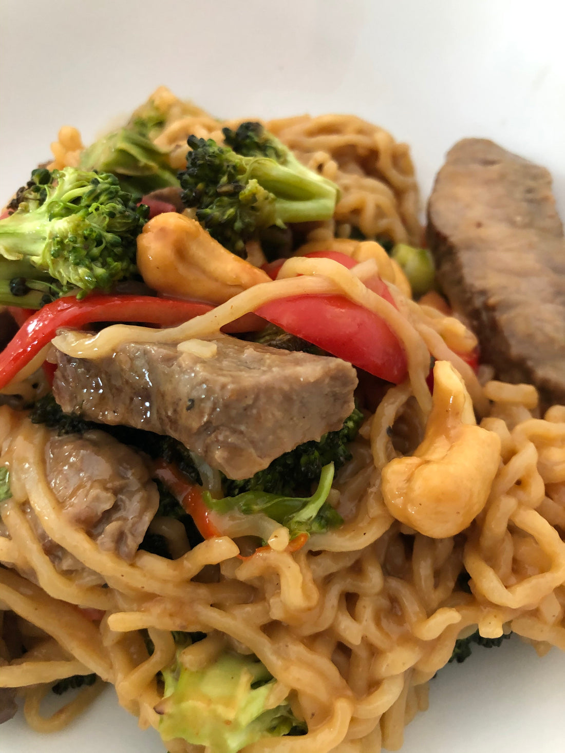 Thai Noodles and Broccoli