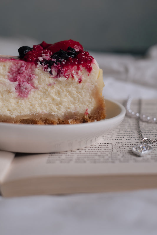 New York Cheesecake with Fruit Compote