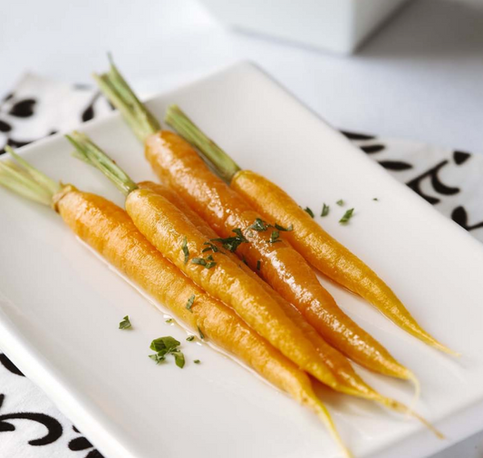 Baby Carrots with Ginger and Citrus Glaze