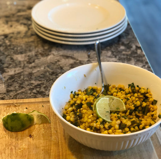 Sautéed Corn with Lime Butter
