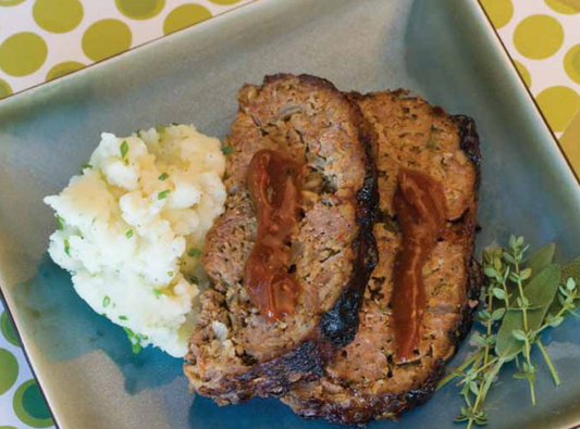 Spiced Meatloaf with Tangy Glaze