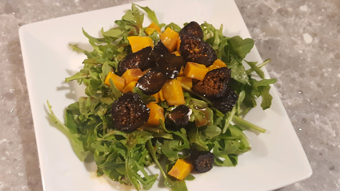 Fig and Butternut Squash Goat Cheese Salad