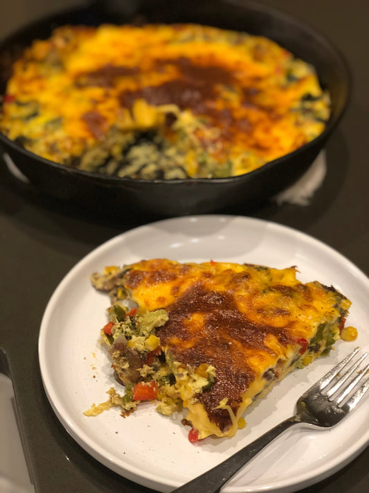 Vegetable Queso Frittata