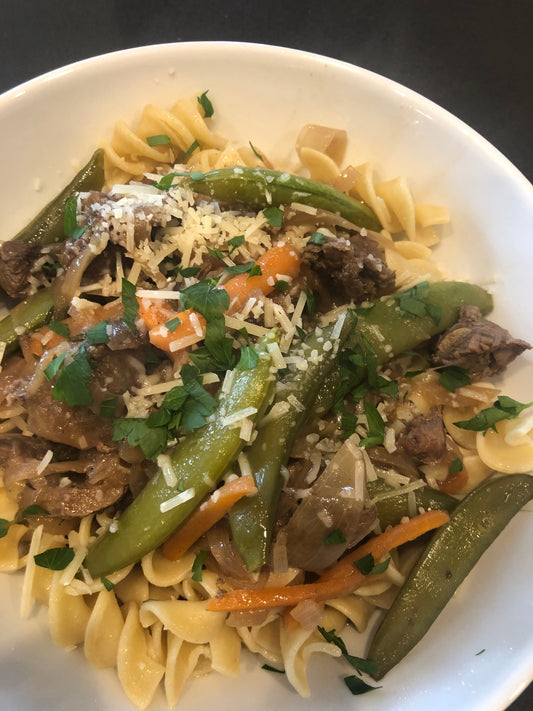 Braised Lamb with Spring Vegetables
