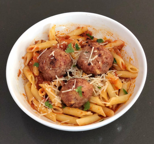 Pork and Goat Cheese Meatballs