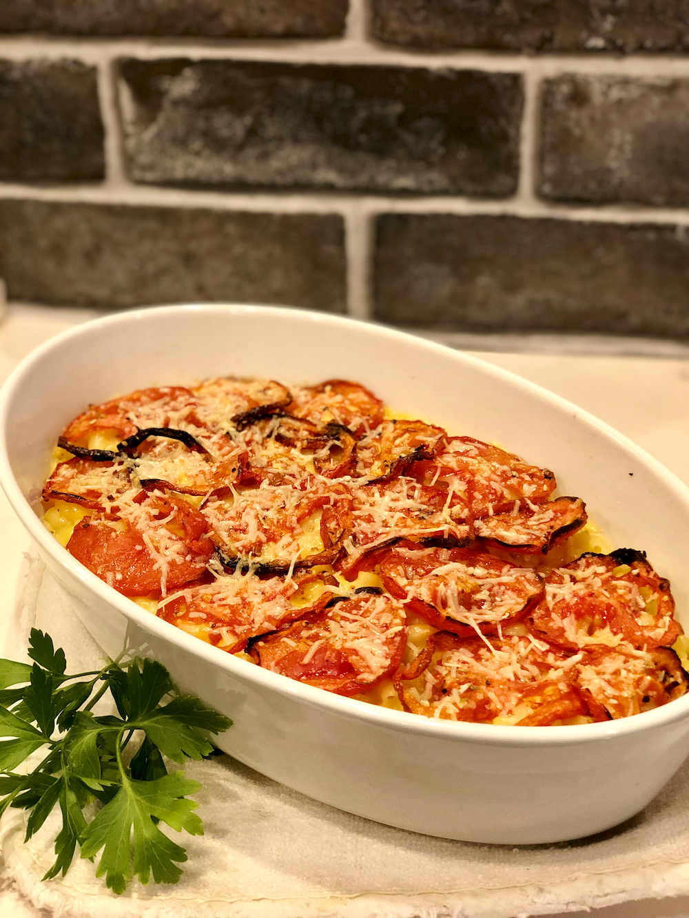 Roasted Tomato Macaroni and Cheese