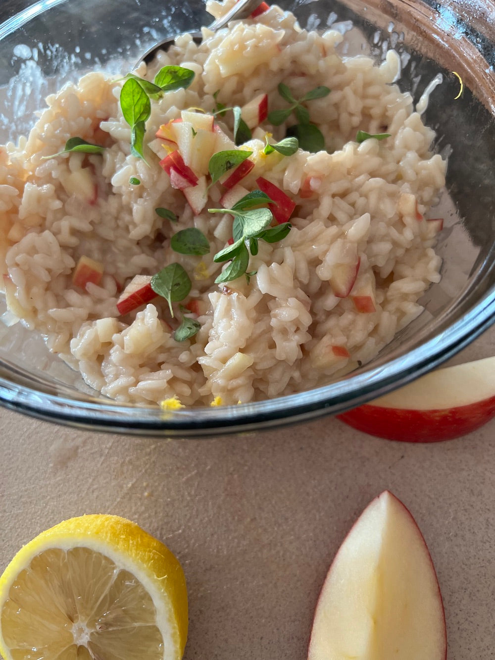 Sweet Apple Risotto