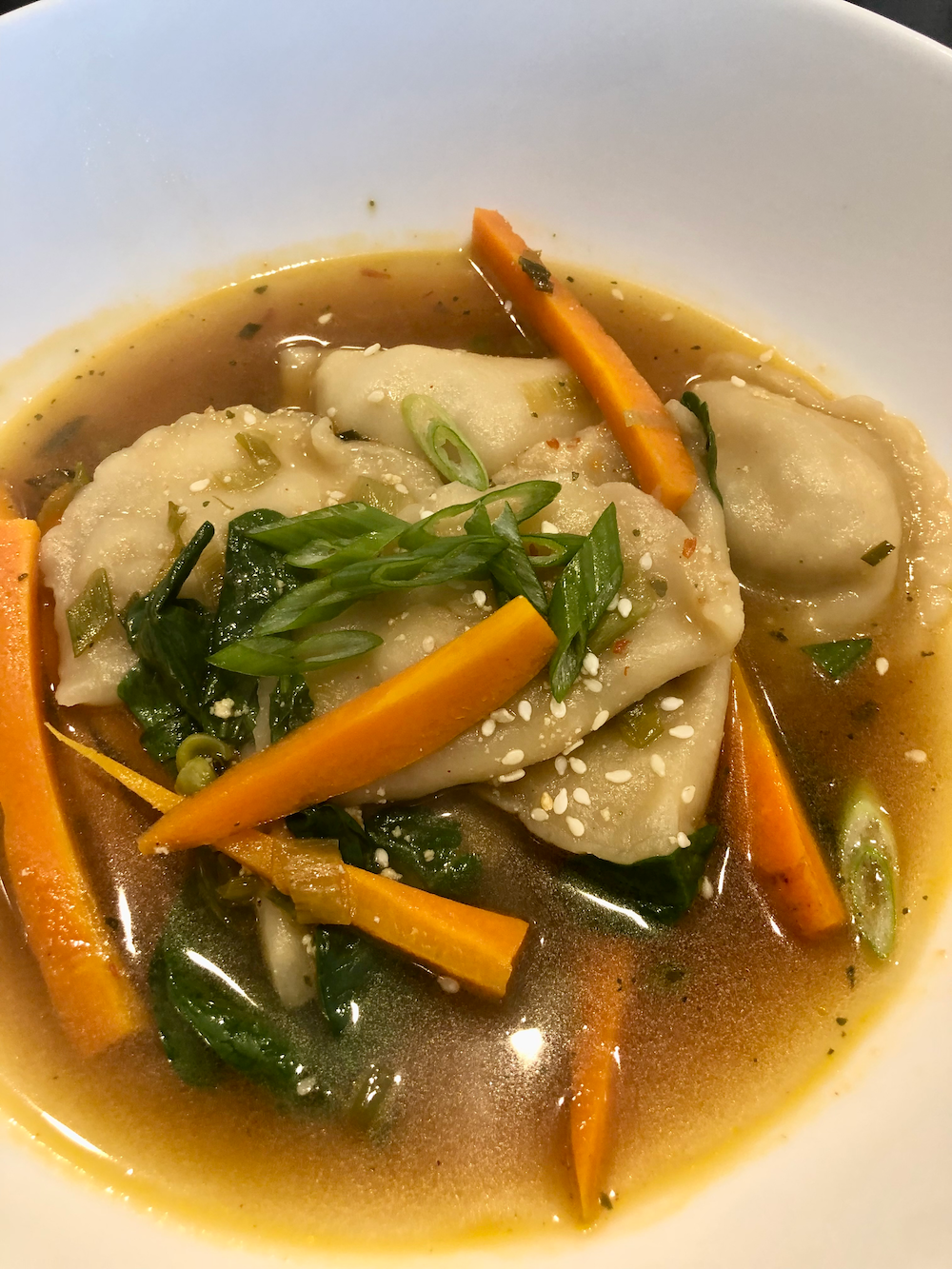Asian Dumpling Soup