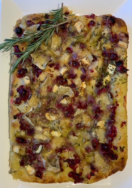 Cranberry Brie Focaccia