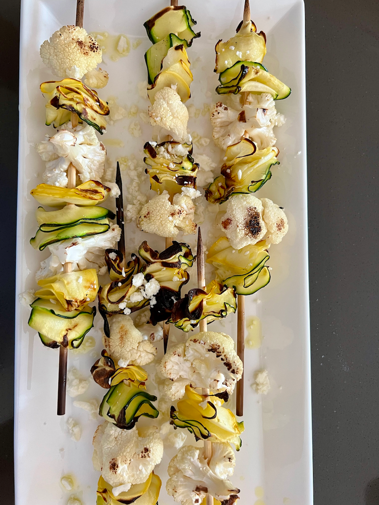 Zucchini and Cauliflower Skewers – Fustini's Oils & Vinegars