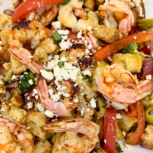 Grilled Shrimp Panzanella