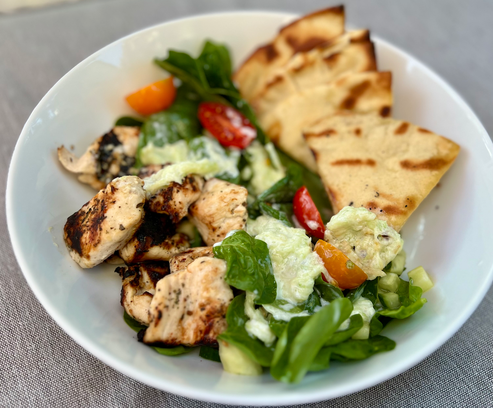 Grilled Chicken Salad Pita