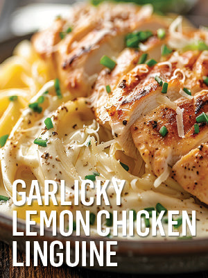 Chicken, Garlic and Lemon Linguini