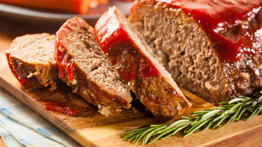 Tuscan Meatloaf with Maple Balsamic Glaze