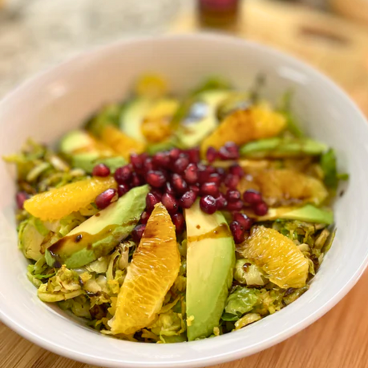 Citrus Brussels Sprouts Salad