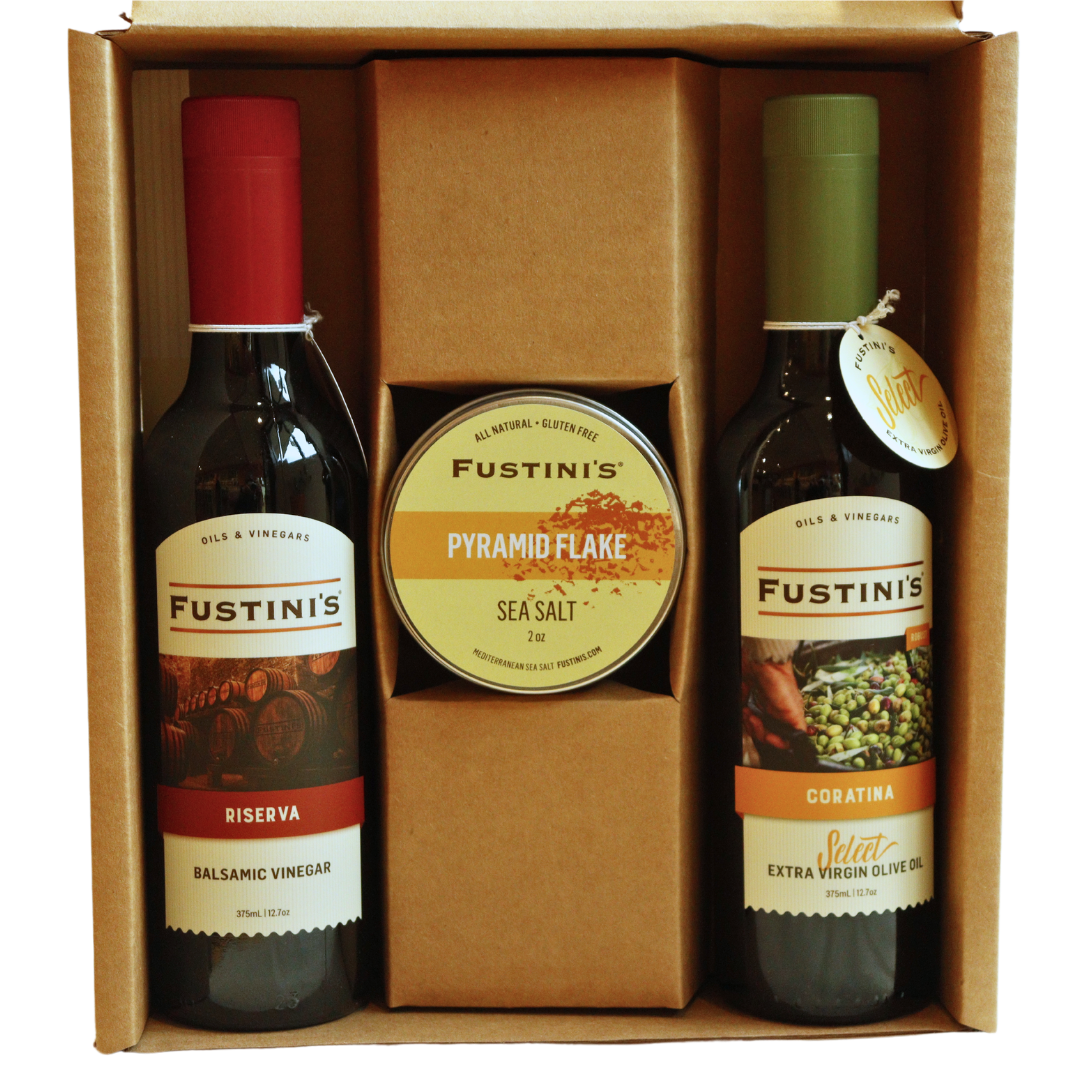 Packaging - 2 bottles and a Pantry Item Gift Box