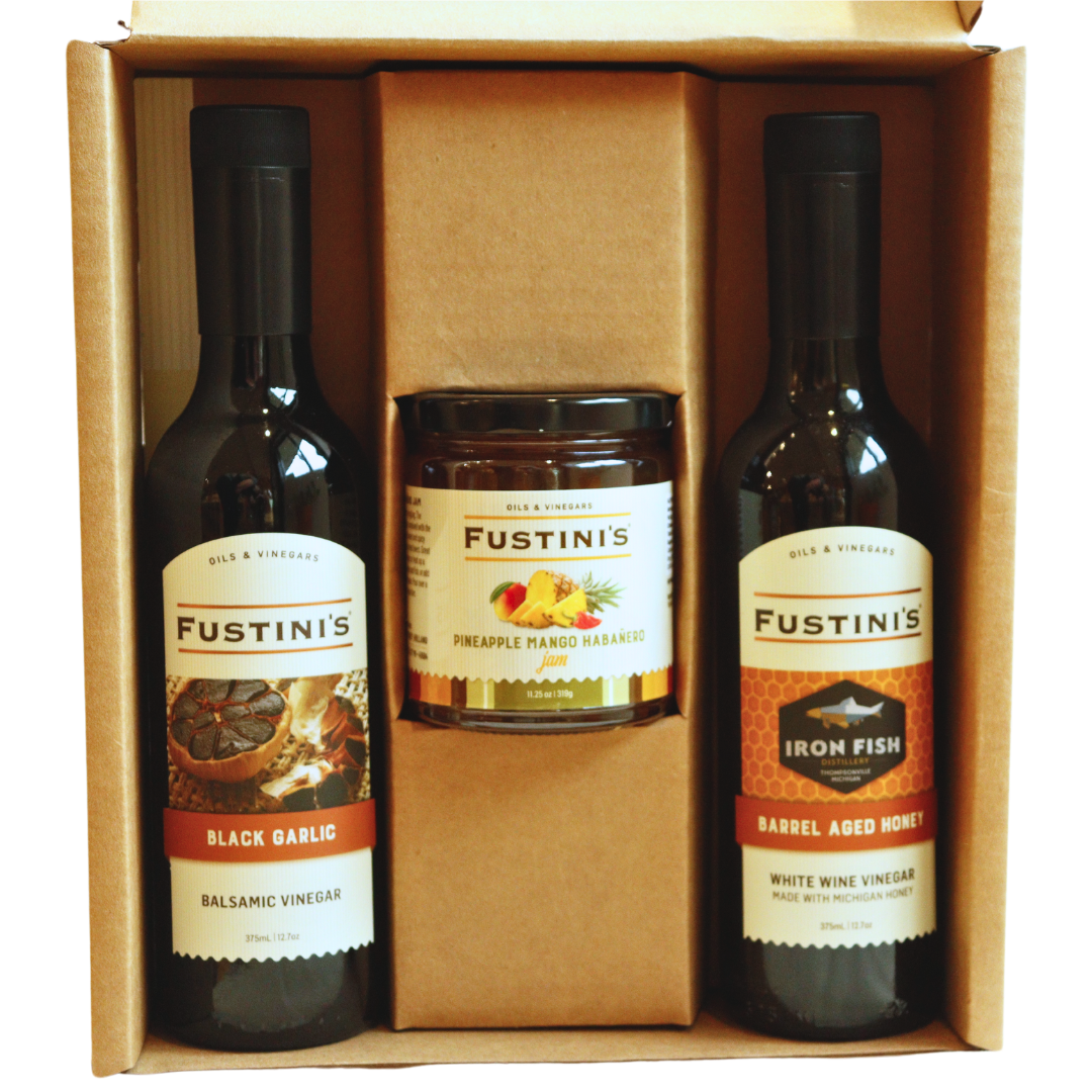 Packaging - 2 bottles and a Pantry Item Gift Box