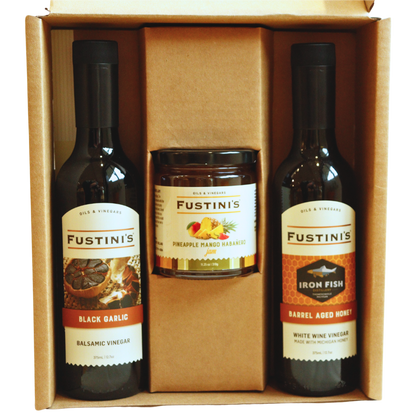 Packaging - 2 bottles and a Pantry Item Gift Box