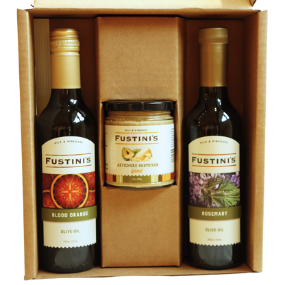 Packaging - 2 bottles and a Pantry Item Gift Box