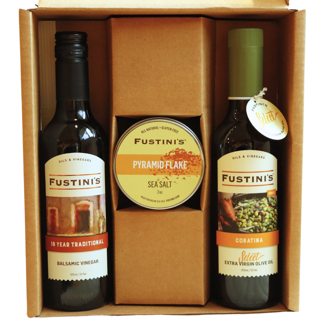 Packaging - 2 bottles and a Pantry Item Gift Box