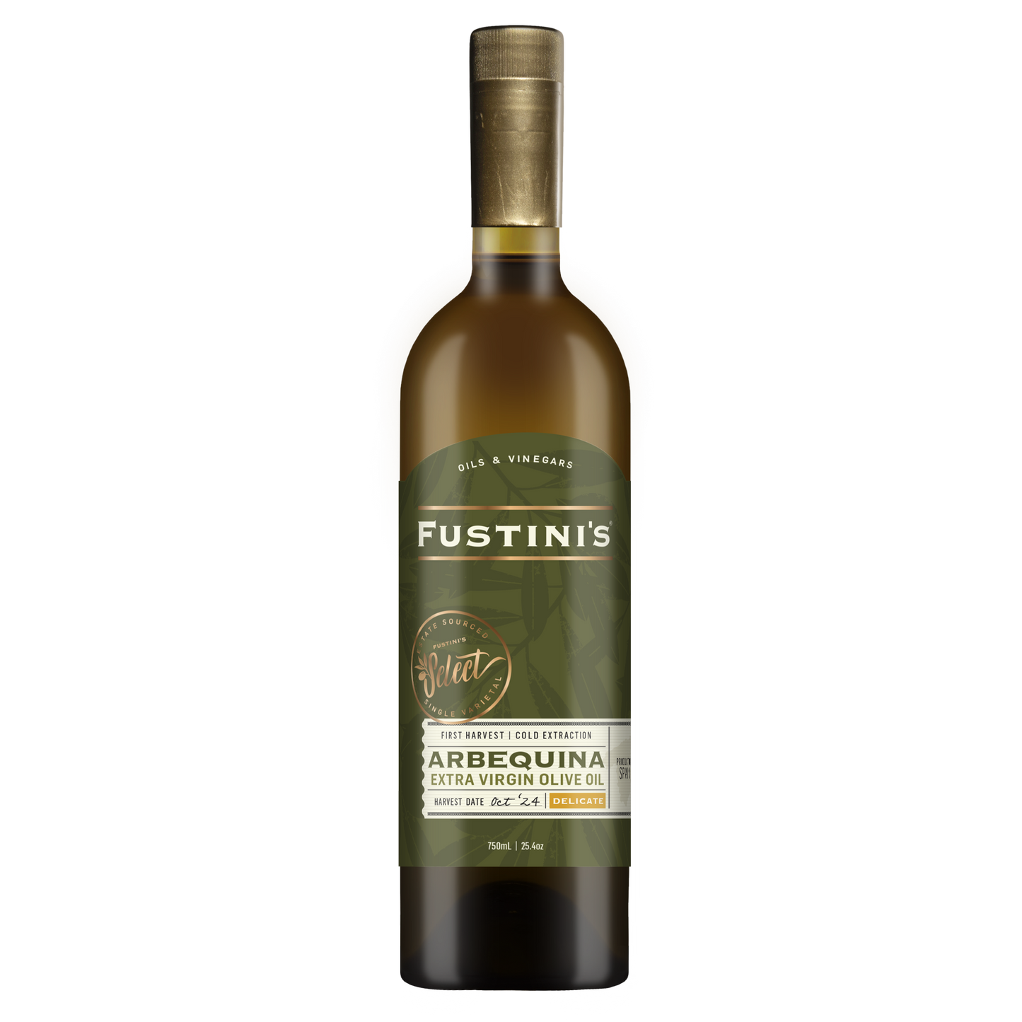 Arbequina SELECT Extra Virgin Olive Oil | October 2024 Harvest | Jaén, Spain