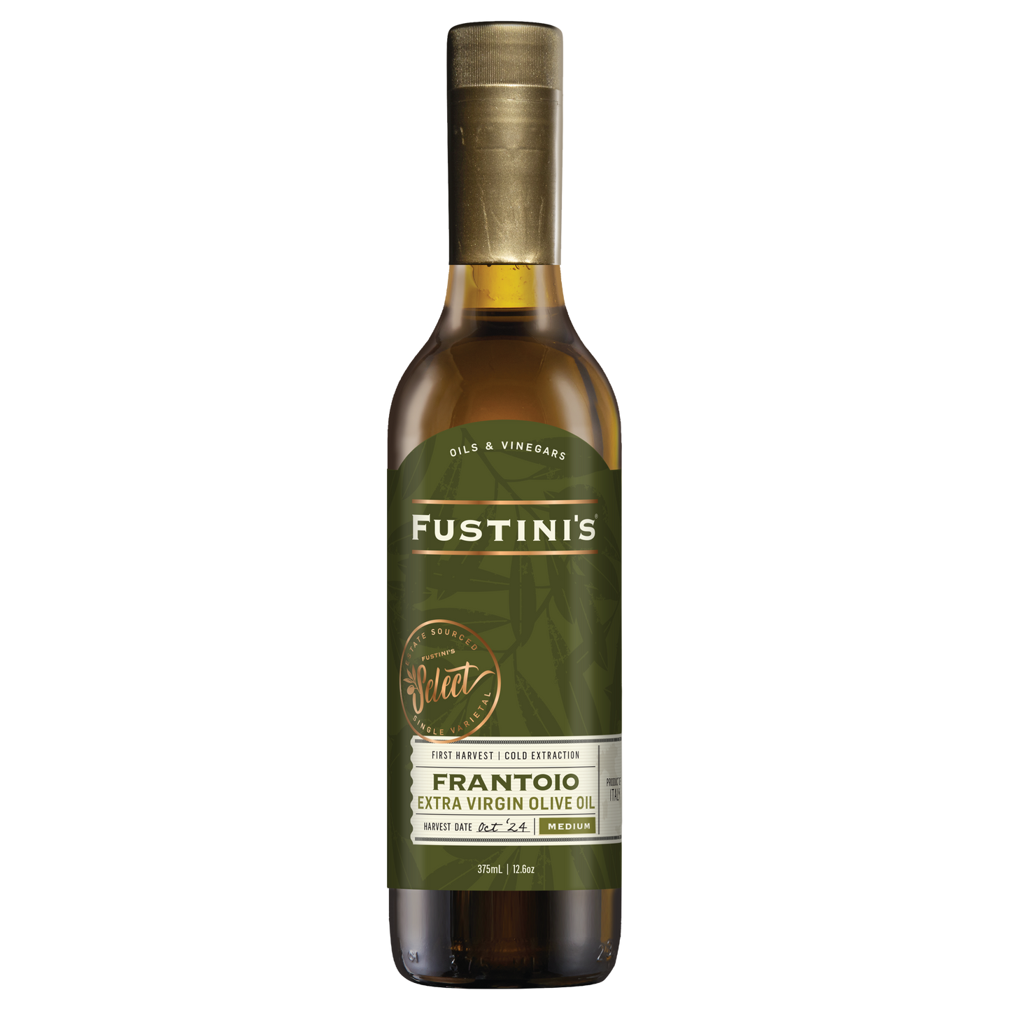 Frantoio SELECT Extra Virgin Olive Oil | October 2024 Harvest | Puglia, Italy