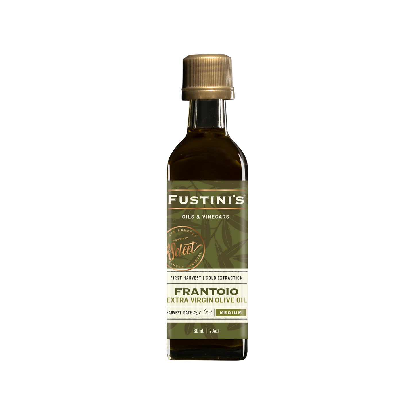 Frantoio SELECT Extra Virgin Olive Oil | October 2024 Harvest | Puglia, Italy